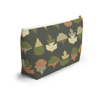 Frond Accessory Pouch w T-bottom in Green